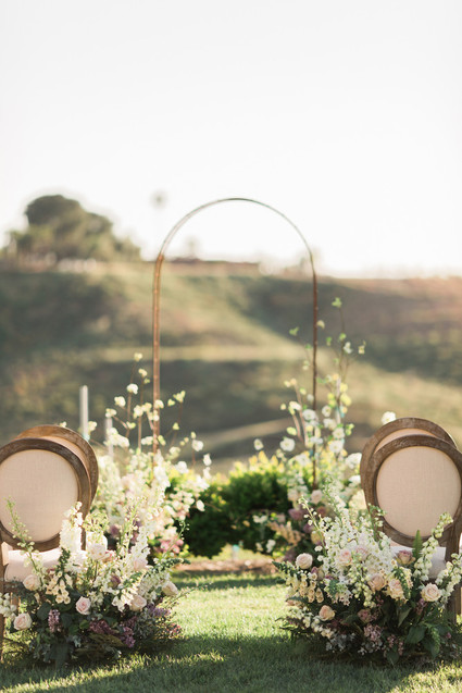 Wine country wedding