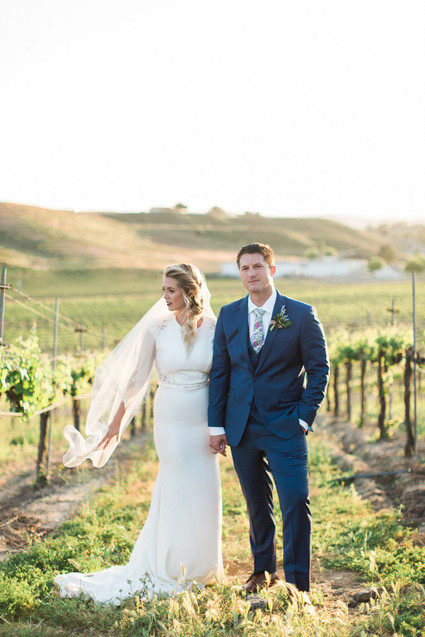 Wine country wedding
