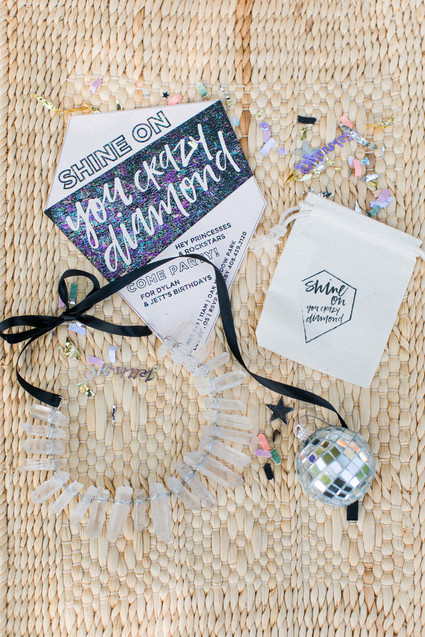 Boho rock n' roll kids birthday party