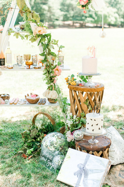 Boho rock n' roll kids birthday party