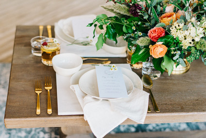 White place setting