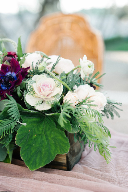 Blush wedding flowers