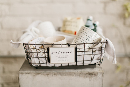 Coffee welcome basket