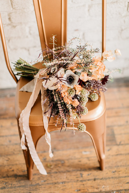 Spring bridal bouquet