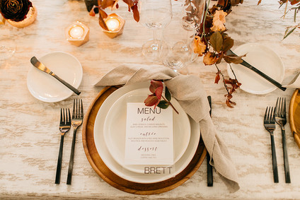 Modern menu