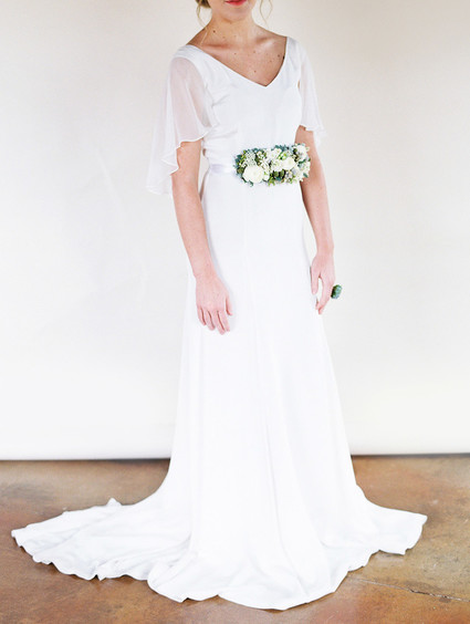 DIY floral bridal belt