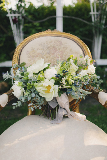 White bridal bouquet