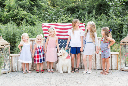 4th of July kids styled shoot