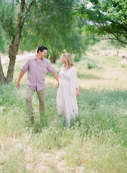 Pretty, rustic baby shower