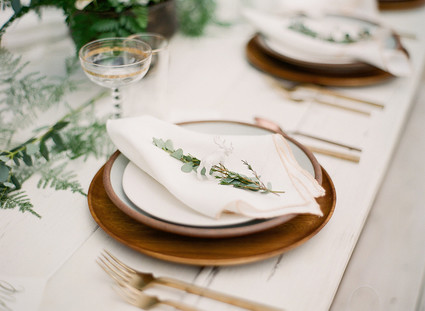 Pretty, rustic baby shower