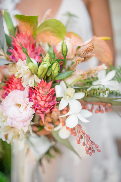 tropical costa rica wedding bouquet