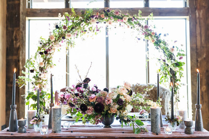 romantic fall wedding flowers