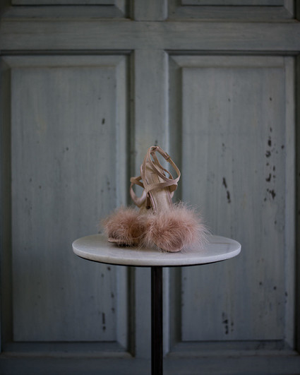 pink bridal heels