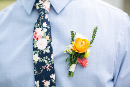 floral tie