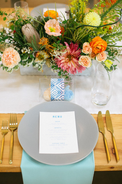 modern menu design