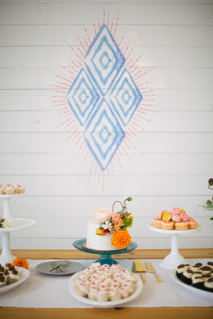 modern dessert table