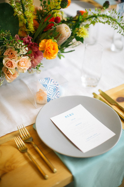 modern place setting