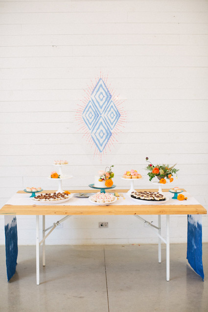 modern dessert table