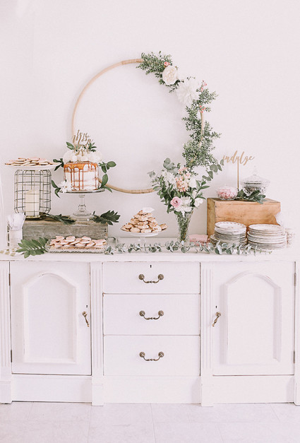Boho girl's baby shower