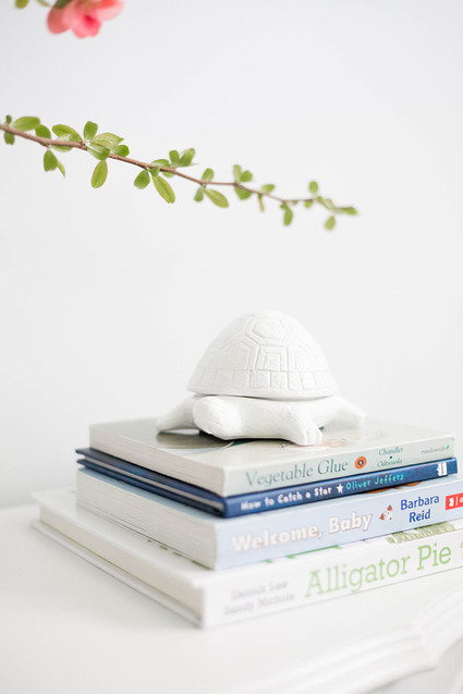 Neutral white nursery design