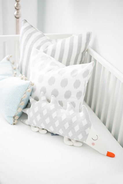 Neutral white nursery design
