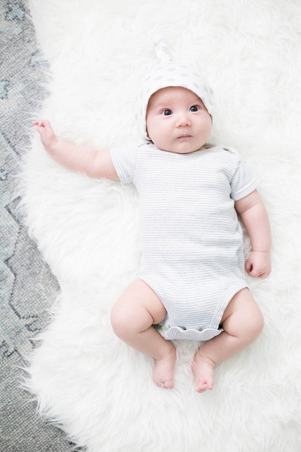 Neutral white nursery design