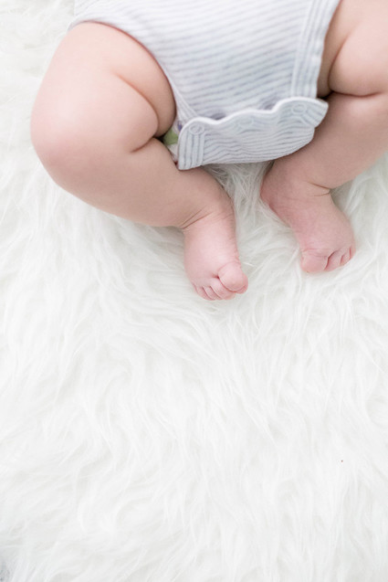 Neutral white nursery design