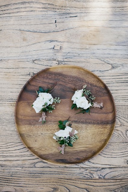 White boutonnières