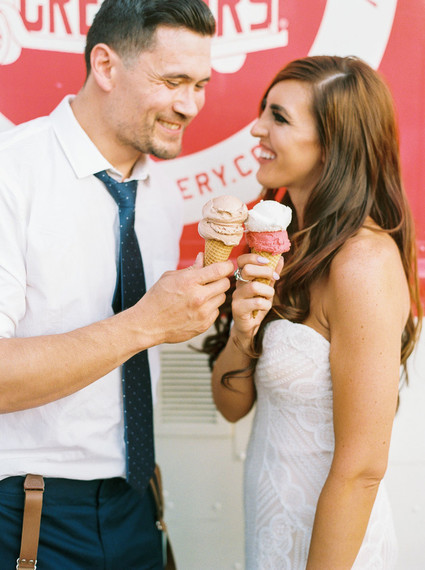 Ice truck for wedding