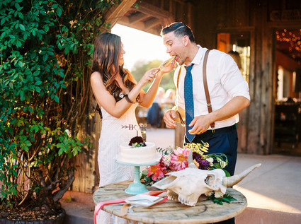 Colorful summer Big Sur wedding at Redwood Ridge Estate