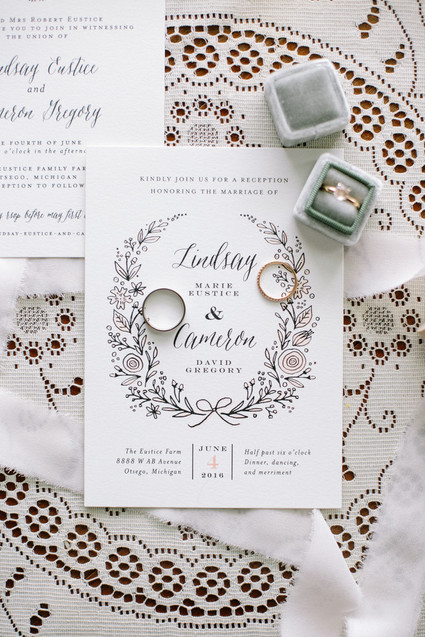 Earthy summer wedding in Michigan