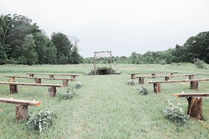 Earthy summer wedding in Michigan
