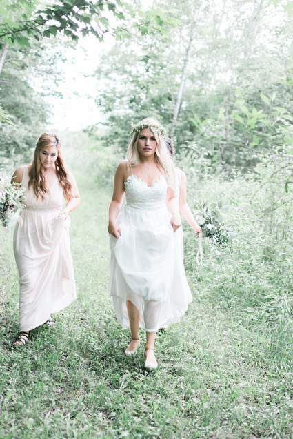 Earthy summer wedding in Michigan