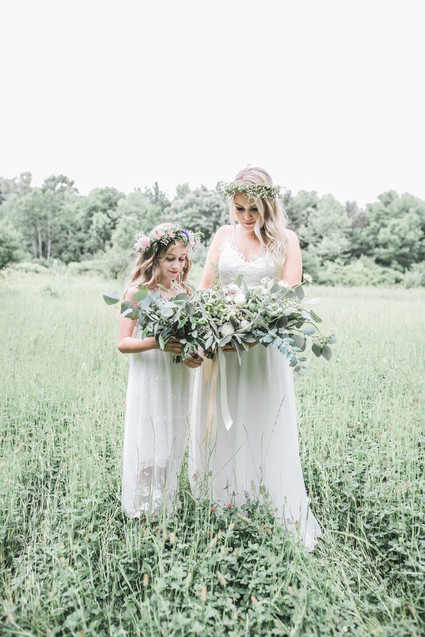 Earthy summer wedding in Michigan