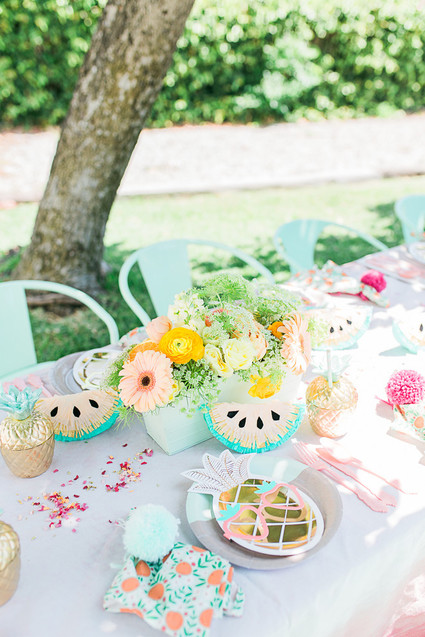 Tutti Frutti tropical second birthday