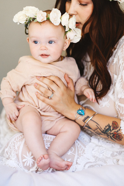 mother daughter flower crowns Inspiration