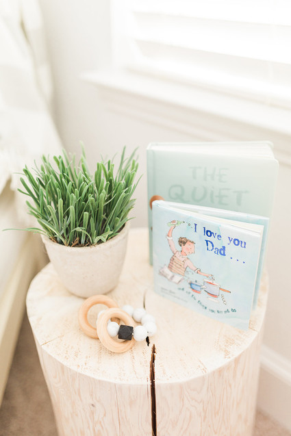 Modern white boy's nursery