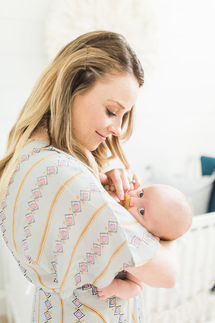 Modern white boy's nursery