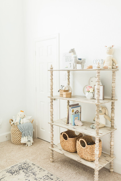 Modern white boy's nursery