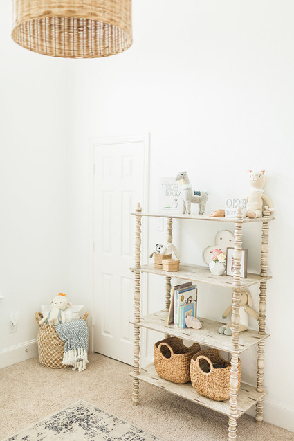 Modern white boy's nursery