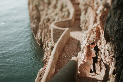 intimate Amalfi Coast elopement in Furore