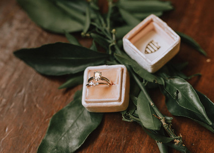 blush ring box Inspiration