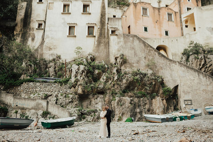 intimate Amalfi Coast elopement in Furore