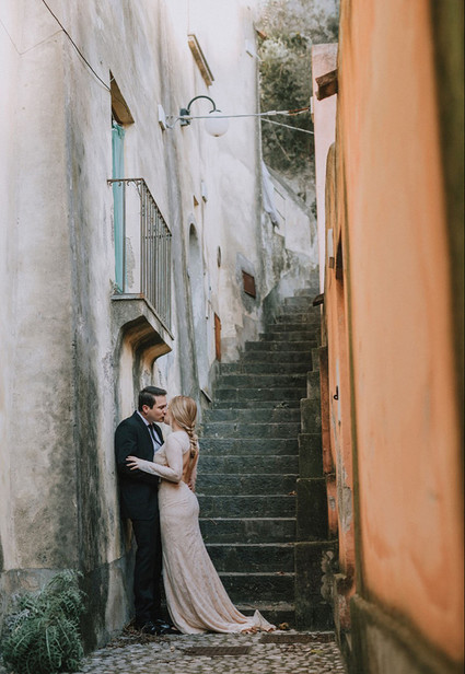 intimate Amalfi Coast elopement in Furore