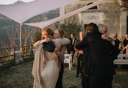 intimate Amalfi Coast elopement in Furore