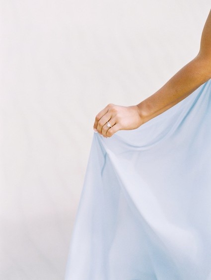 Pastel sand dune engagement photos