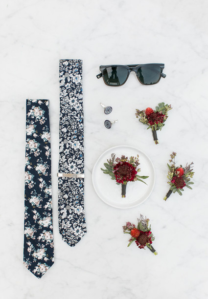 Fall boutonnière ideas with The Black Tux