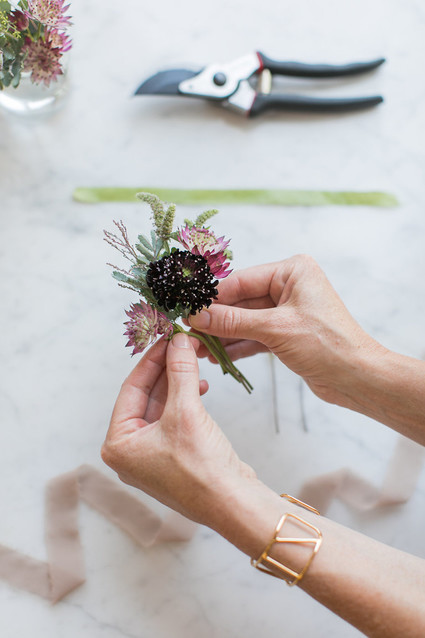 DIY Fall boutonniÃ¨re