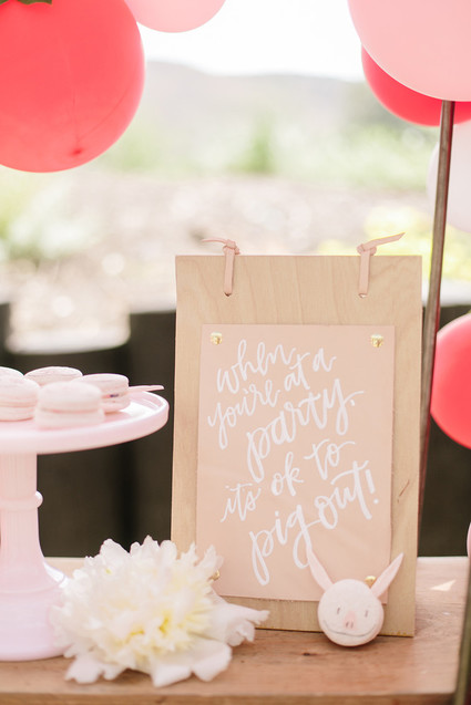 Olivia the Pig second birthday party