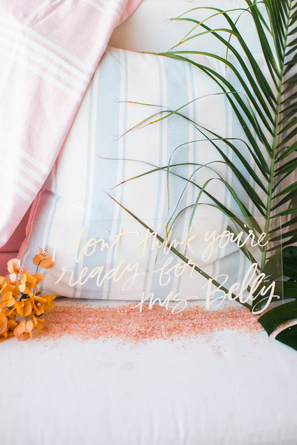 Pool party baby shower